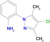 2-(4-chloro-3,5-dimethyl-1H-pyrazol-1-yl)aniline