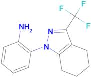 2-[3-(trifluoromethyl)-4,5,6,7-tetrahydro-1H-indazol-1-yl]aniline