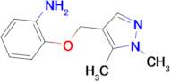 2-[(1,5-dimethyl-1H-pyrazol-4-yl)methoxy]aniline