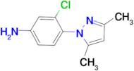 3-chloro-4-(3,5-dimethyl-1H-pyrazol-1-yl)aniline
