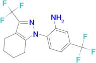 5-(trifluoromethyl)-2-[3-(trifluoromethyl)-4,5,6,7-tetrahydro-1H-indazol-1-yl]aniline