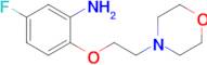 5-fluoro-2-(2-morpholin-4-ylethoxy)aniline