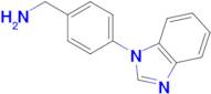 1-[4-(1H-benzimidazol-1-yl)phenyl]methanamine