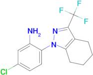 5-chloro-2-[3-(trifluoromethyl)-4,5,6,7-tetrahydro-1H-indazol-1-yl]aniline