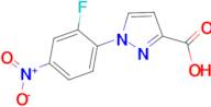 1-(2-fluoro-4-nitrophenyl)-1H-pyrazole-3-carboxylic acid