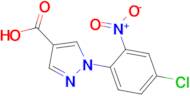 1-(4-chloro-2-nitrophenyl)-1H-pyrazole-4-carboxylic acid