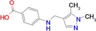 4-{[(1,5-dimethyl-1H-pyrazol-4-yl)methyl]amino}benzoic acid