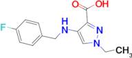 1-ethyl-4-[(4-fluorobenzyl)amino]-1H-pyrazole-3-carboxylic acid