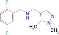 N-(2,5-difluorobenzyl)-N-[(1,5-dimethyl-1H-pyrazol-4-yl)methyl]amine