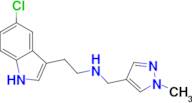 N-[2-(5-chloro-1H-indol-3-yl)ethyl]-N-[(1-methyl-1H-pyrazol-4-yl)methyl]amine