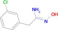 (1Z)-2-(3-chlorophenyl)-N'-hydroxyethanimidamide