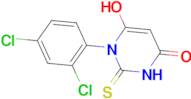 1-(2,4-dichlorophenyl)-6-hydroxy-2-thioxo-2,3-dihydropyrimidin-4(1H)-one