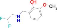 2-{[(2,2-difluoroethyl)amino]methyl}-6-methoxyphenol