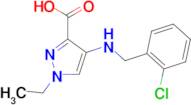 4-[(2-chlorobenzyl)amino]-1-ethyl-1H-pyrazole-3-carboxylic acid