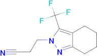 3-[3-(trifluoromethyl)-4,5,6,7-tetrahydro-2H-indazol-2-yl]propanenitrile