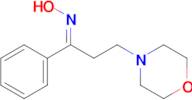 (1Z)-3-morpholin-4-yl-1-phenylpropan-1-one oxime