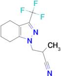2-methyl-3-[3-(trifluoromethyl)-4,5,6,7-tetrahydro-1H-indazol-1-yl]propanenitrile