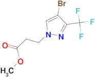 methyl 3-[4-bromo-3-(trifluoromethyl)-1H-pyrazol-1-yl]propanoate