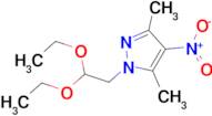 1-(2,2-diethoxyethyl)-3,5-dimethyl-4-nitro-1H-pyrazole