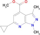 methyl 6-cyclopropyl-1,3-dimethyl-1H-pyrazolo[3,4-b]pyridine-4-carboxylate