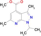 methyl 1-isopropyl-3,6-dimethyl-1H-pyrazolo[3,4-b]pyridine-4-carboxylate