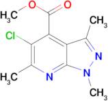 methyl 5-chloro-1,3,6-trimethyl-1H-pyrazolo[3,4-b]pyridine-4-carboxylate