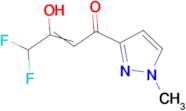 4,4-difluoro-1-(1-methyl-1H-pyrazol-3-yl)butane-1,3-dione