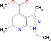 methyl 1-ethyl-3,6-dimethyl-1H-pyrazolo[3,4-b]pyridine-4-carboxylate