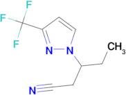3-[3-(trifluoromethyl)-1H-pyrazol-1-yl]pentanenitrile