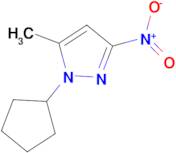1-cyclopentyl-5-methyl-3-nitro-1H-pyrazole