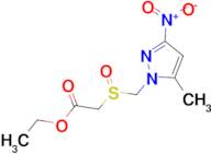 ethyl {[(5-methyl-3-nitro-1H-pyrazol-1-yl)methyl]sulfinyl}acetate