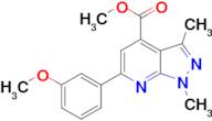 methyl 6-(3-methoxyphenyl)-1,3-dimethyl-1H-pyrazolo[3,4-b]pyridine-4-carboxylate