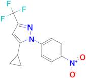 5-cyclopropyl-1-(4-nitrophenyl)-3-(trifluoromethyl)-1H-pyrazole