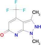 1,3-dimethyl-4-(trifluoromethyl)-1,7-dihydro-6H-pyrazolo[3,4-b]pyridin-6-one