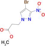 methyl 3-(4-bromo-3-nitro-1H-pyrazol-1-yl)propanoate