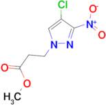 methyl 3-(4-chloro-3-nitro-1H-pyrazol-1-yl)propanoate