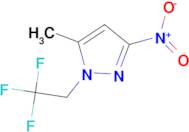 5-methyl-3-nitro-1-(2,2,2-trifluoroethyl)-1H-pyrazole