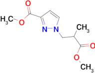 methyl 1-(3-methoxy-2-methyl-3-oxopropyl)-1H-pyrazole-3-carboxylate