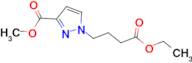 methyl 1-(4-ethoxy-4-oxobutyl)-1H-pyrazole-3-carboxylate