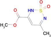 methyl 5-methyl-2H-1,2,6-thiadiazine-3-carboxylate 1,1-dioxide