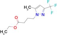 ethyl 4-[5-methyl-3-(trifluoromethyl)-1H-pyrazol-1-yl]butanoate