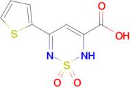 5-thien-2-yl-2H-1,2,6-thiadiazine-3-carboxylic acid 1,1-dioxide