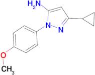 3-cyclopropyl-1-(4-methoxyphenyl)-1H-pyrazol-5-amine