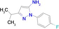 1-(4-fluorophenyl)-3-isopropyl-1H-pyrazol-5-amine