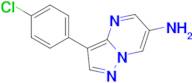 3-(4-chlorophenyl)pyrazolo[1,5-a]pyrimidin-6-amine