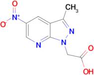 (3-methyl-5-nitro-1H-pyrazolo[3,4-b]pyridin-1-yl)acetic acid