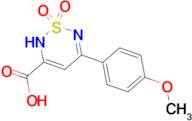 5-(4-methoxyphenyl)-2H-1,2,6-thiadiazine-3-carboxylic acid 1,1-dioxide