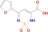 5-(2-furyl)-2H-1,2,6-thiadiazine-3-carboxylic acid 1,1-dioxide