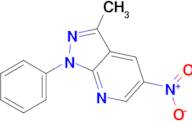 3-methyl-5-nitro-1-phenyl-1H-pyrazolo[3,4-b]pyridine