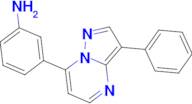 3-(3-phenylpyrazolo[1,5-a]pyrimidin-7-yl)aniline